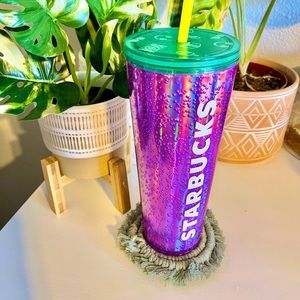 Starbucks Back To School Purple Bubble Emoji 24 oz